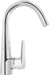 Mitigeur d'évier Emirja bec pivotant saillie 183 mm chromé