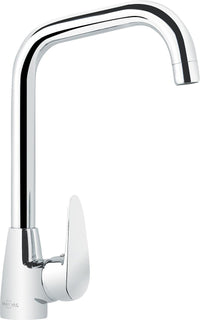 Mitigeur d'évier Ewan bec orientable saillie 188 mm chromé