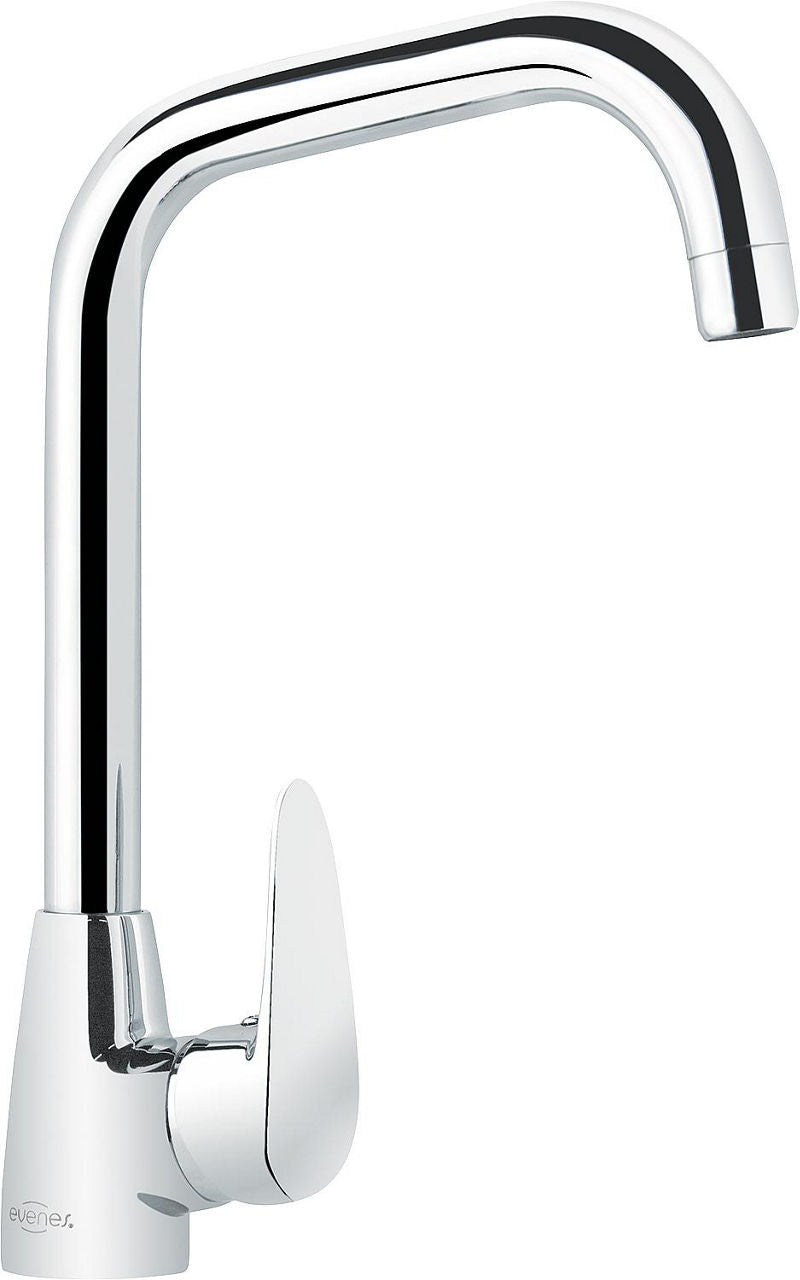 Mitigeur d'évier Ewan bec orientable saillie 188 mm chromé