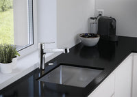 Mitigeur d'évier KWC Domo douchette extractible saillie 225 mm chrome