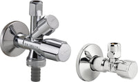 Kit Schell contenant : 1x vanne d'angle combinée COMFORT et 1x vanne de régulation d'angle 1/2"