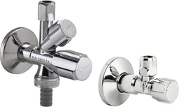 Kit Schell contenant : 1x vanne d'angle combinée COMFORT et 1x vanne de régulation d'angle 1/2"
