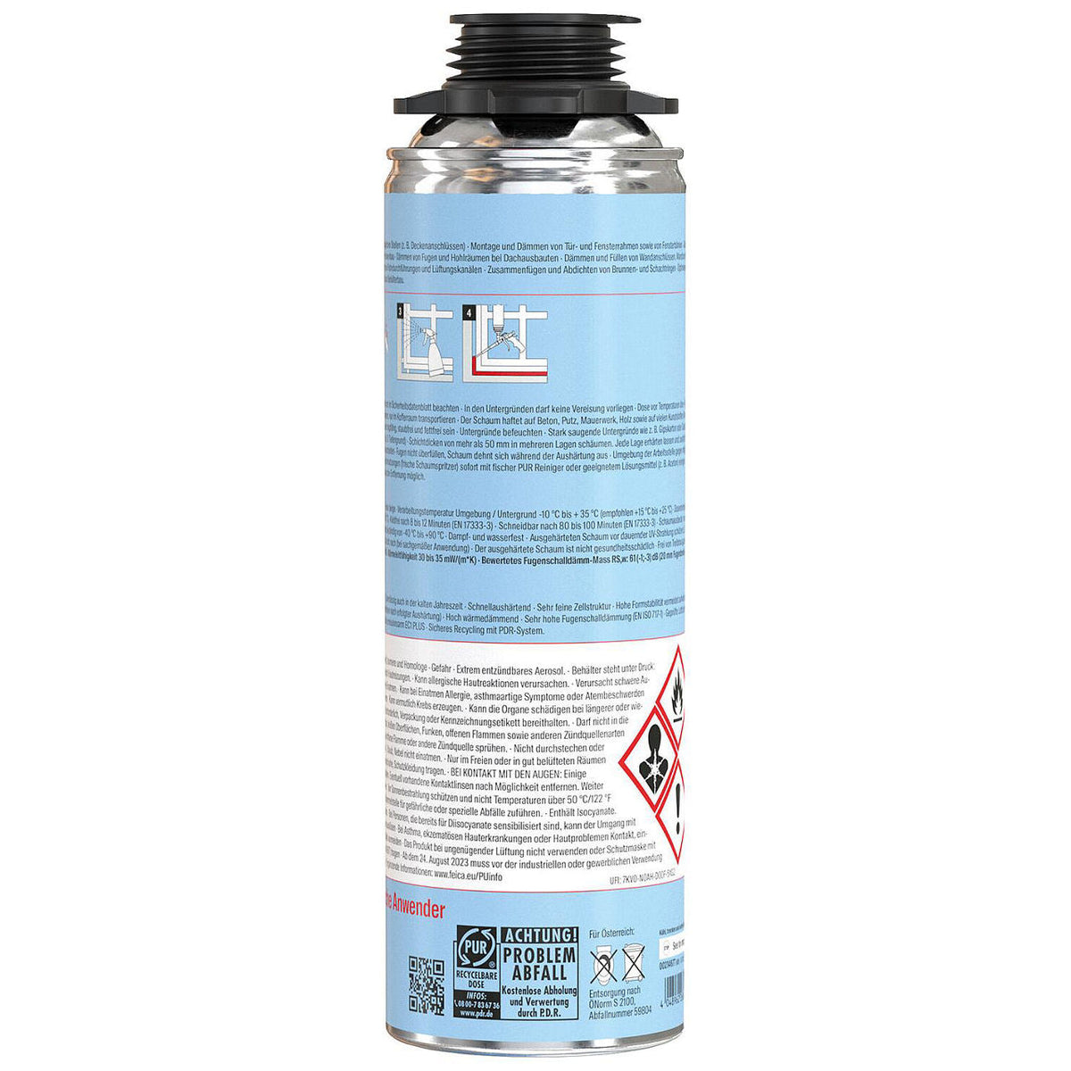 Mousse PU Fischer PUP S 500 beige, 500 ml