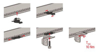 Écrou coulissant FSM Clix P pour rail FLS