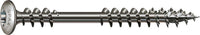 Vis de terrasse bois SPAX inox A2, filetage de fixation, tête bombée