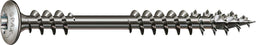 Vis de terrasse bois SPAX inox A2, filetage de fixation, tête bombée