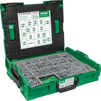 Assortiment de vis SPAX WIROX, 2453 pièces, en L-BOXX 102