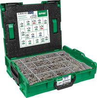 Set de vis à tête fraisée SPAX inox A2 T-STAR Plus, 1071 pièces, en L-BOXX