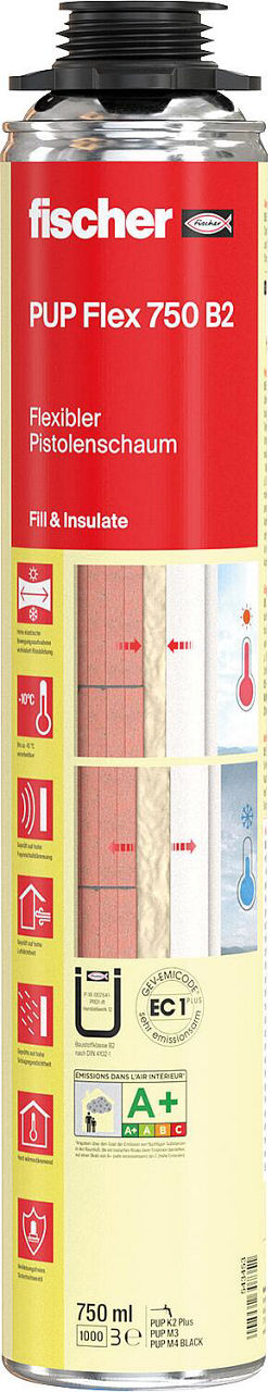 Mousse Premium Flex PUP Flex 750 B2, 750 ml