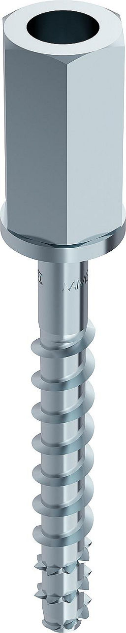 Vis béton/maçonnerie Heco Multi-Monti® plus — filetage femelle IG M8/M10 galvanisée