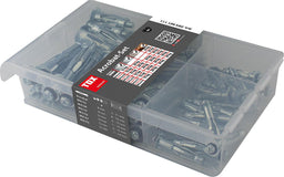 Kit de chevilles métalliques TOX (assortiment 60 pièces)