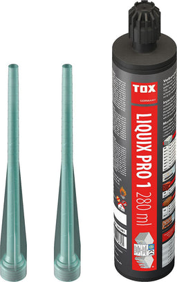 Mortier de scellement TOX Liquix Pro 1 sans styrène, 280ml