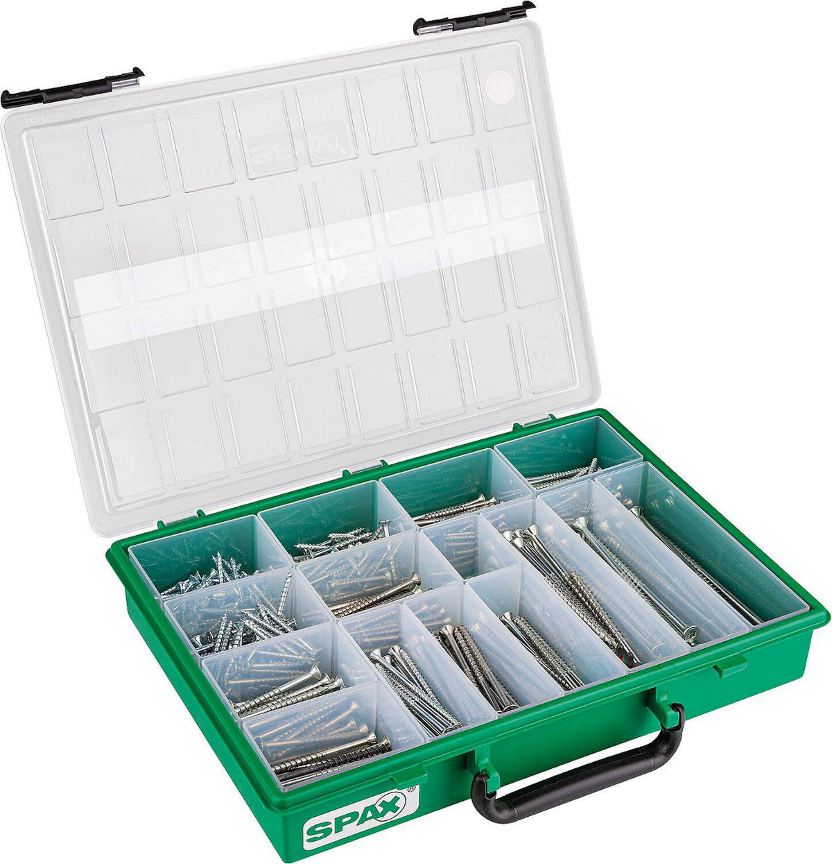 Senkkopfschrauben-Set SPAX WIROX T-STAR Plus + Bits, 388-teilig