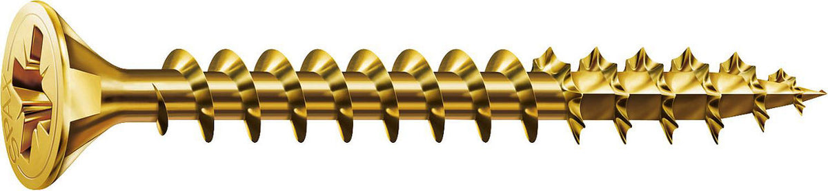 Vis à tête fraisée SPAX filetage complet galvanisé Ø 2–4 mm (1)