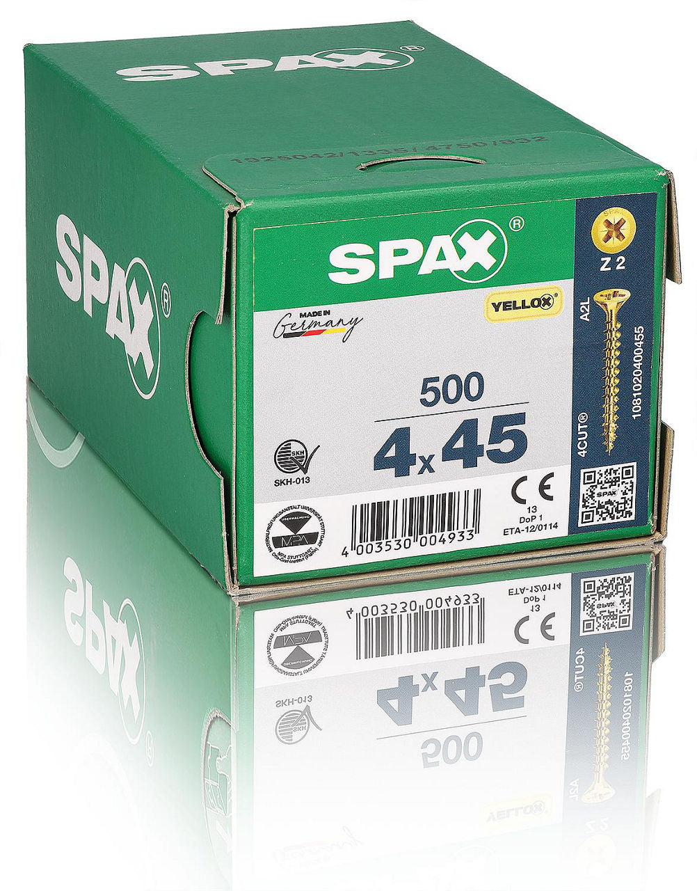Vis à tête fraisée SPAX filetage complet galvanisé Ø 2–4 mm (1)