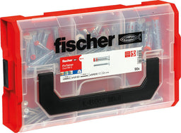 Assortiment de chevilles et vis Fischer FIXTainer, 91 pièces