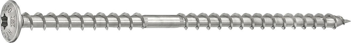 Vis à tête disque Heco filetage de fixation inox A2 Ø 8