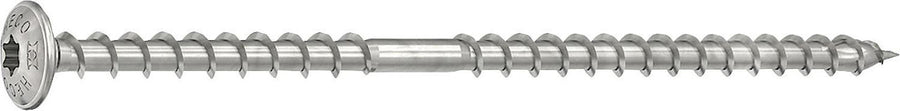 Vis à tête disque Heco filetage de fixation inox A2 Ø 8