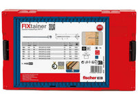 Fischer Schrauben-Sortiment FixTainer PowerFast II Senkkopf Teilgewinde, 527 Teile