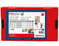 Assortiment de vis Fischer FixTainer PowerFast II tête fraisée, 703 pièces