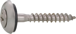 Vis avec joint pour travaux de plomberie, Inox A2 poli