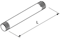 Boulon fileté Fischer M8, acier galvanisé