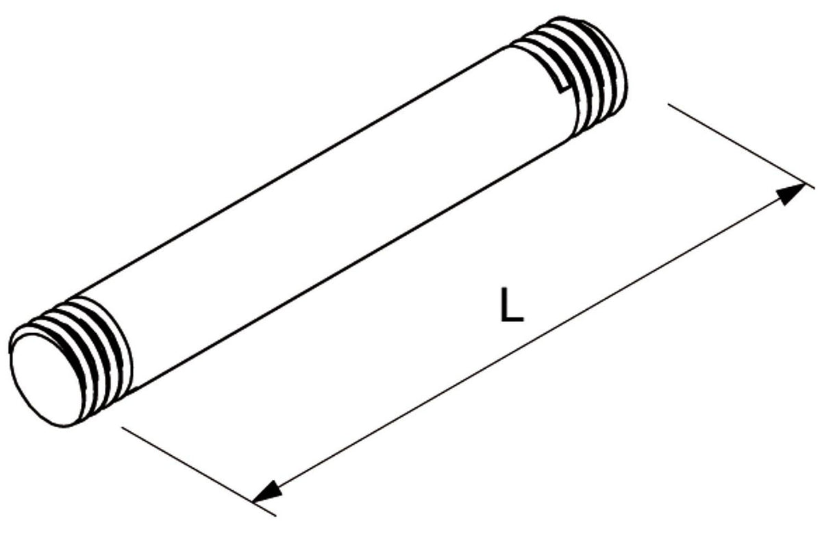 Boulon fileté Fischer M8, acier galvanisé