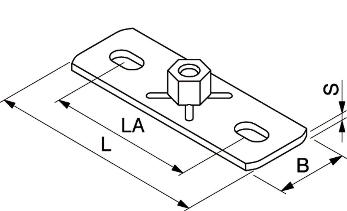 Fischer GPL Base, galvanized