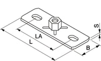 Fischer GPL Base, galvanized
