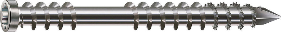 Vis de terrasse SPAX inox A2, filetage de fixation, tête cylindrique