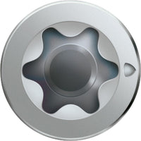 Vis de terrasse SPAX inox A2, filetage de fixation, tête cylindrique