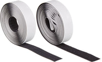 Set de ruban auto-agrippant autocollant (crochet + velours) 2,45 m