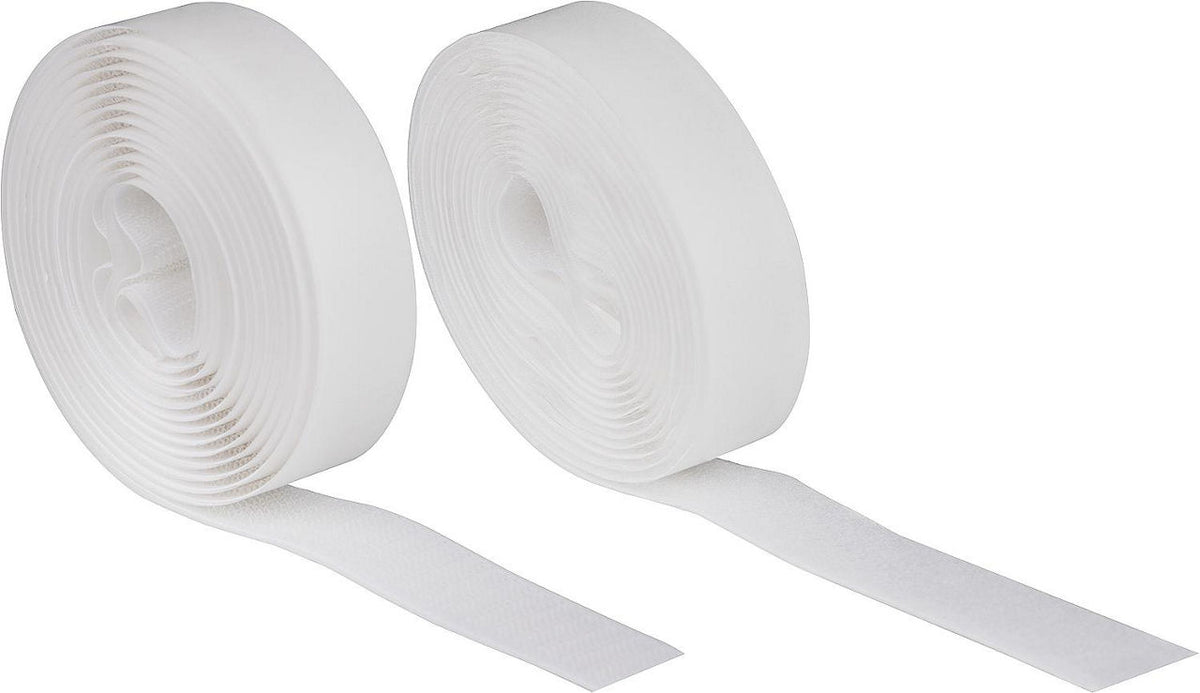 Set de ruban auto-agrippant autocollant (crochet + velours) 2,45 m
