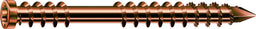 Vis de terrasse SPAX inox A2 finition antique, tête cylindrique