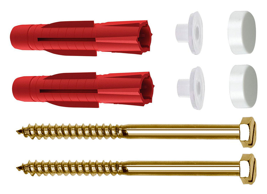 Fixation pour WC à poser Toilet Plus blanc 6,0 x 85 mm