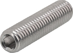 Vis sans tête six pans creux, bout cuvette, inox A2