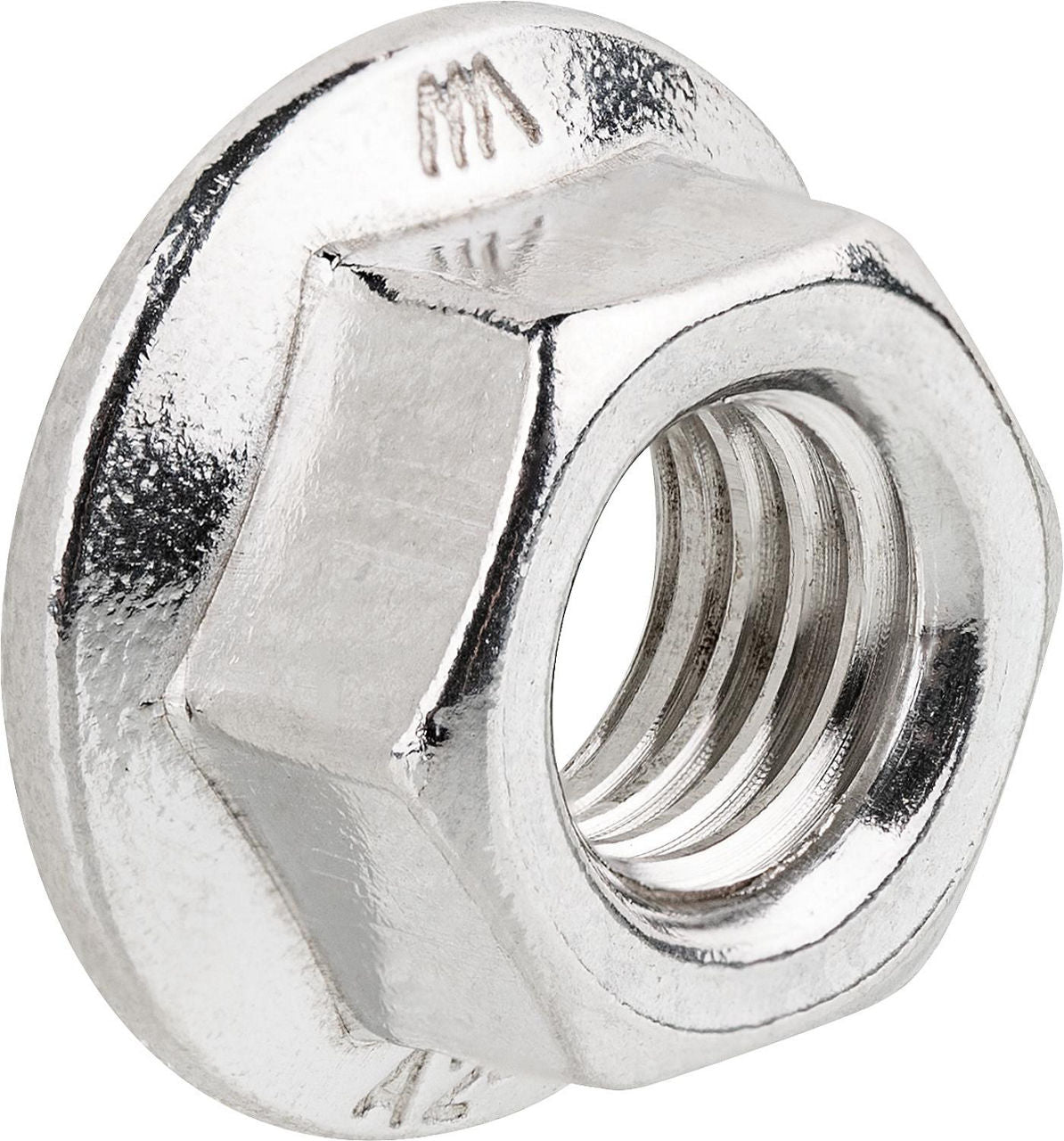 Flange nuts DIN 6923, A2 stainless steel