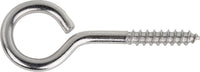 Vis à œillet à filetage bois, inox A2