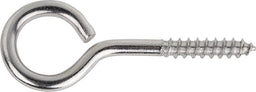 Vis à œillet à filetage bois, inox A2