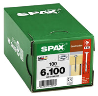 Vis à tête disque SPAX filetage complet galvanisé Ø 3,5–10 mm