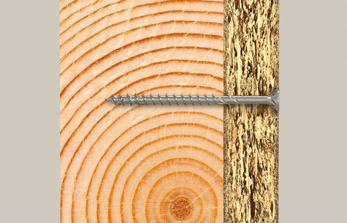 Vis à tête fraisée Fischer filetage partiel galvanisé Ø 3,5–8 mm