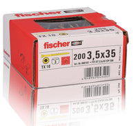 Vis de plancher Fischer, tête fraisée, filetage total, galvanisée, Torx