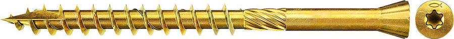 Vis de plancher Fischer, tête fraisée, filetage total, galvanisée, Torx