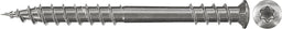 Vis de terrasse Fischer Power-Fast, inox A2, tête fraisée, Torx