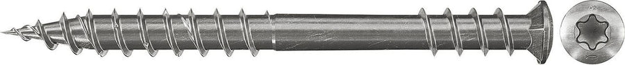 Vis de terrasse Fischer Power-Fast, inox A2, tête fraisée, Torx