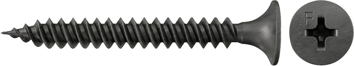 Vis fixation rapide pour plaque de plâtre, tête trompette, filetage fin, Fischer
