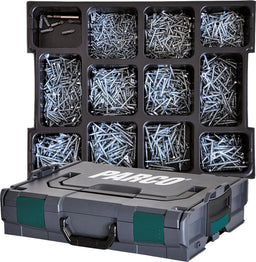 Assortiment de vis universelles MFI Jet-Fast bleu-galvanisé, 2750 pièces, en L-BOXX