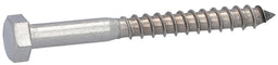 Vis à bois à tête hexagonale, inox A2, DIN 577