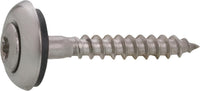 Vis avec joint pour travaux de plomberie, Inox A2 naturel