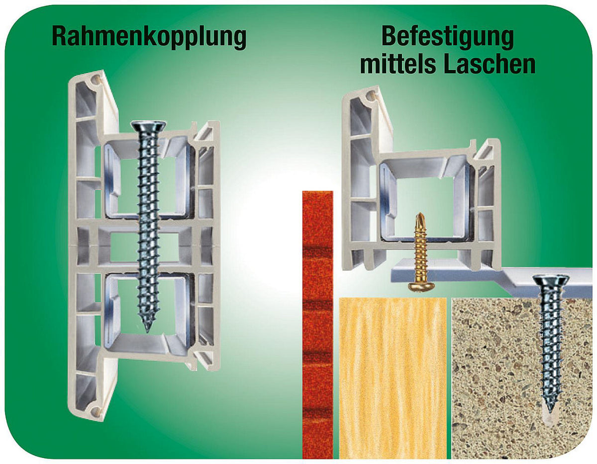 Vis d'ancrage de châssis SPAX pour fenêtre bois, tête cylindrique, WIROX